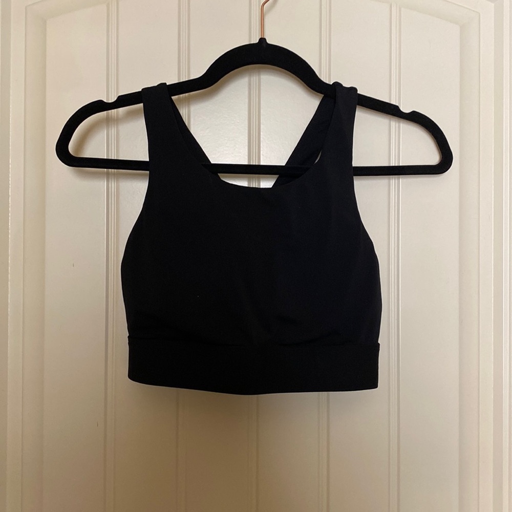 Fabletics No-Bounce High Impact Sports Bra- Black Size S